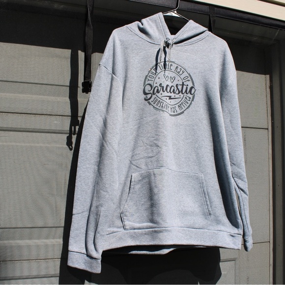 XXL Sarcastic Graphic Hoodie - Picture 1 of 6